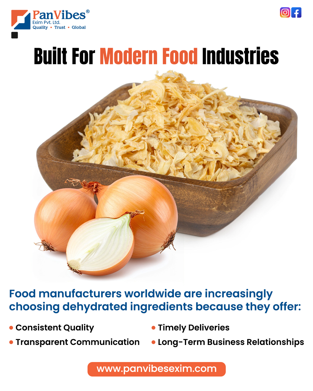 Dehydrated Onion Flakes Exporter in India, Premium Bulk Supplier